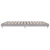 vidaXL Cadre de lit sans matelas sonoma gris 160x200cm bois ingénierie