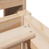 vidaXL Cadre de lit sans matelas 100x200 cm bois massif de pin