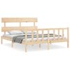 vidaXL Cadre de lit sans matelas 160x200 cm bois massif de pin