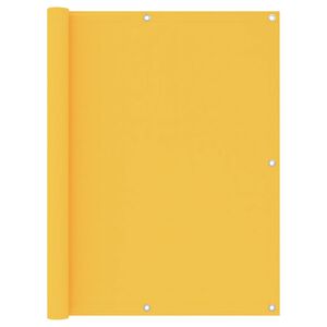 vidaXL &Eacute;cran de balcon Jaune 120x600 cm Tissu Oxford