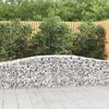 vidaXL Paniers &agrave; gabions arqu&eacute;s 6 pcs 400x50x60/80 cm Fer galvanis&eacute;