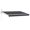 vidaXL Auvent r&eacute;tractable &eacute;lectrique Anthracite 3,5 x 2,5 m