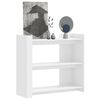 vidaXL Table console blanc 100x35x90 cm bois d’ingénierie
