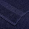 vidaXL Serviettes de bain FROGN 2 pcs bleu marine 100x150 cm 360 g/m&sup2;
