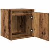 vidaXL Tables de chevet murales 2 pcs vieux bois 38x34x40 cm