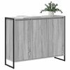 vidaXL Meuble d'appoint Gris Sonoma 96,5 x 30 x 75 cm