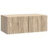 vidaXL Meuble TV mural 59,5 x 31 cm Ch&ecirc;ne Sonoma Bois d'ing&eacute;nierie