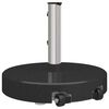 vidaXL Pied de parasol Noir Ø 45 x 37,5 cm Granite