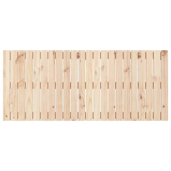 vidaXL Tête de lit murale 140x3x60 cm Bois massif de pin