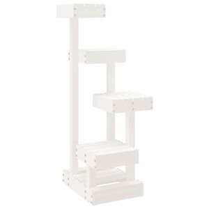 vidaXL Arbre &agrave; chat Blanc 45,5x49x103 cm Bois de pin massif