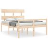 vidaXL Lit pour personne &acirc;g&eacute;e sans matelas 140x190 cm bois massif