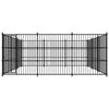 vidaXL Chenil d'ext&eacute;rieur pour chiens 450 x 450 x 185 cm