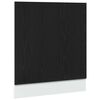 vidaXL Panneau de lave-vaisselle Lyon en ch&ecirc;ne noir 60&nbsp;x&nbsp;1,5&nbsp;x&nbsp;67&nbsp;cm bois d'ing&eacute;nierie