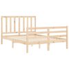 vidaXL Cadre de lit sans matelas 120x200 cm bois de pin massif