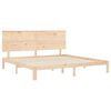 vidaXL Cadre de lit sans matelas 200x200 cm bois massif de pin