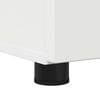 vidaXL Ensemble de mobilier de salle de bain avec tiroir 3 pcs Blanc