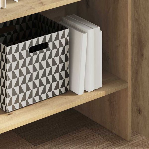 vidaXL Biblioth&egrave;que Ch&ecirc;ne artisanal 60 x 35 x 180 cm Bois d'ing&eacute;nierie