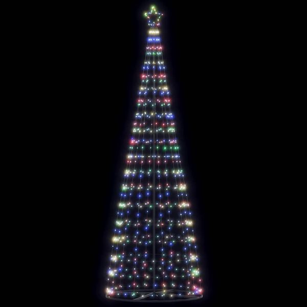 vidaXL Sapin de Noël à LED 550 LED colorées 300 cm