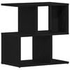 vidaXL Cabinet de chevet 2 pcs Ch&ecirc;ne noir 50 x 30 x 51,5 cm