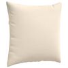 vidaXL Coussins de canap&eacute; 2 pcs Beige 60 x 60 cm tissu