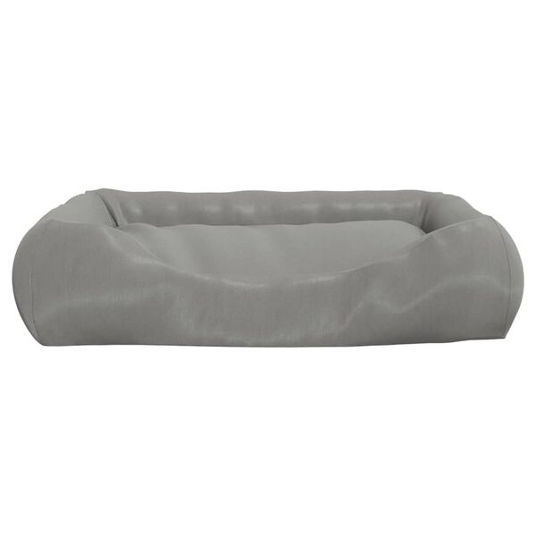 vidaXL Coussin avec oreillers pour chien Gris 75x58x18 cm Tissu Oxford
