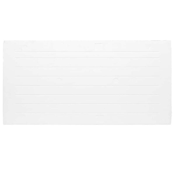 vidaXL Panneaux muraux 3D 10 pcs gris clair 100x50 cm EPS