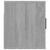 vidaXL Meuble TV mural Sonoma gris 80x34,5x40 cm
