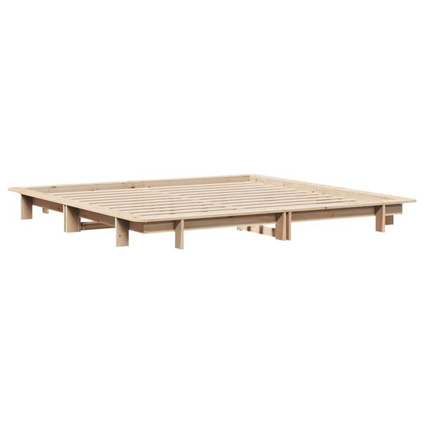 vidaXL Cadre de lit sans matelas 180x200 cm bois massif de pin