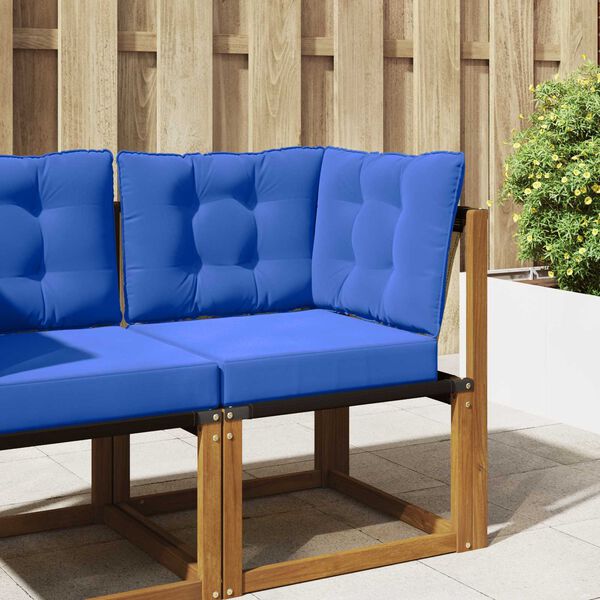 vidaXL Coussin de canap&eacute; d'ext&eacute;rieur 3 pcs Turquoise Polyester