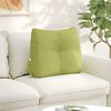 vidaXL Coussin de Dos Vert clair 60 x 24 x 50 cm tissu