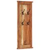 vidaXL Porte-manteaux 2 pcs Bois massif d'acacia 38x100 cm