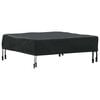 vidaXL Housse de Table 62 x 62 x 15 cm Tissu Oxford 600D Carr&eacute; Noir