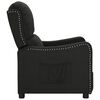 vidaXL Fauteuil inclinable Noir Tissu