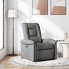 vidaXL Fauteuil inclinable Gris foncé Tissu