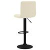 vidaXL Tabouret de bar Cr&egrave;me Velours