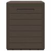 vidaXL Boîte de stockage de jardin Marron 58,5x46x55 cm Polypropylène