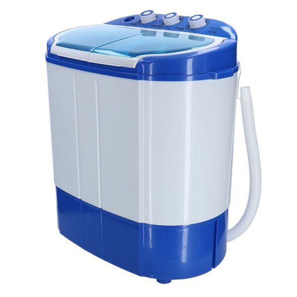 Mestic Lave-linge portable 2 en 1 MW-120 Bleu et blanc 250 W