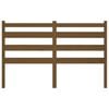 vidaXL T&ecirc;te de lit Marron miel 146x4x100 cm Bois massif de pin