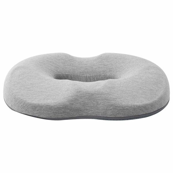 vidaXL Coussin d&rsquo;assise Couleur unie Gris clair 42 x 36,5 x 8 cm