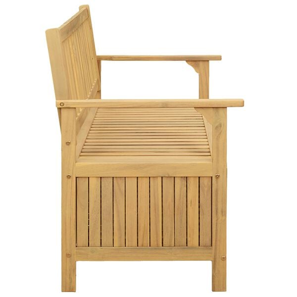 vidaXL Banc de rangement avec stockage avec porte Acacia massif