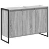 vidaXL Cabinet de salle de bain avec porte Gris Sonoma 90 x 30 x 60 cm