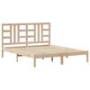 vidaXL Cadre de lit sans matelas 160x200 cm bois massif