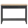 vidaXL Table console Noir 110x35x80 cm Bois