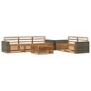 vidaXL Ensemble de canap&eacute;s d'ext&eacute;rieur 6 pc Naturel