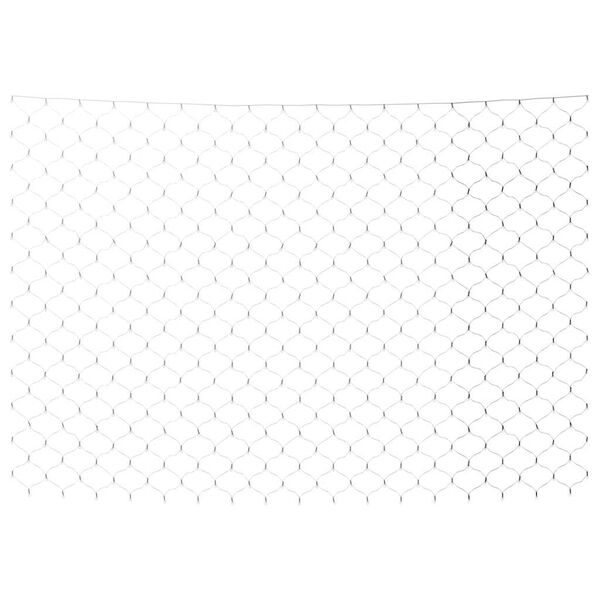 vidaXL Filet lumineux blanc froid de No&euml;l 4x4 m 544 LED Int/ext