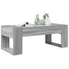 vidaXL Table basse Gris Sonoma 110 x 50 x 41 cm Bois d'ing&eacute;nierie