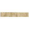 vidaXL Rouleaux de bordure 2 pcs 120 cm Bois de pin impr&eacute;gn&eacute;