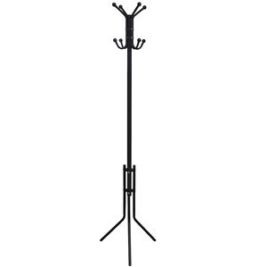 Portemanteau sur pied m&eacute;tal noir