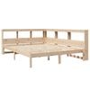 vidaXL Lit bibliothèque sans matelas 160x200 cm bois massif de pin