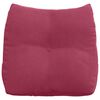 vidaXL Coussin de Dos Bordeaux 45 x 24 x 50 cm Velours
